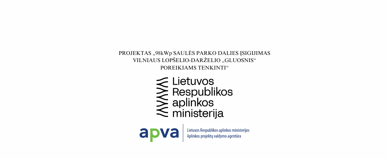 PROJEKTAS „98kWp SAULĖS PARKO DALIES ĮSIGIJIMAS”